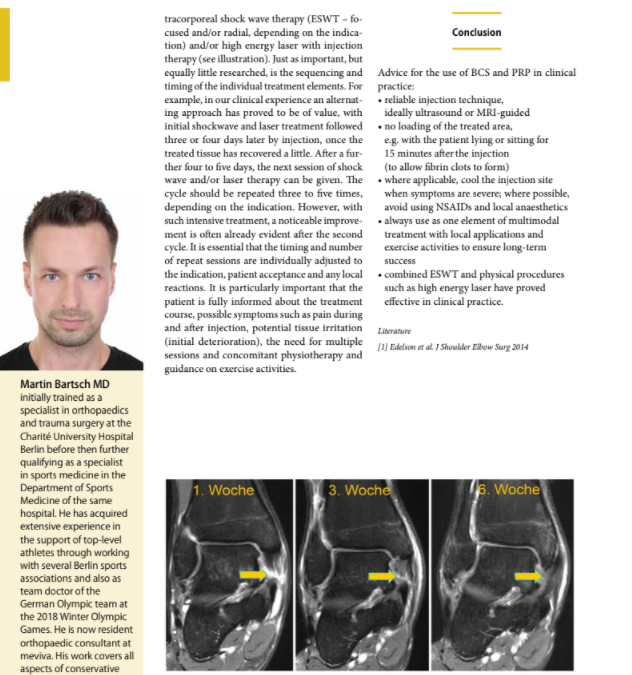 Injectable Blood Derivates – Martin Bartsch MD